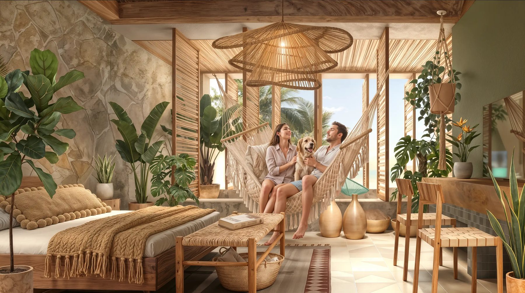 3D-Außenvisualisierung Makara, Wohnresort